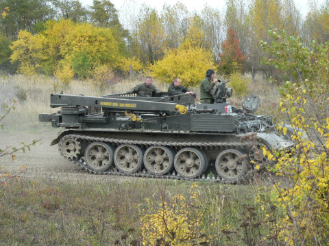 Řízení tanku VT 55