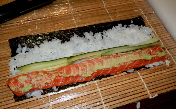 příprava sushi