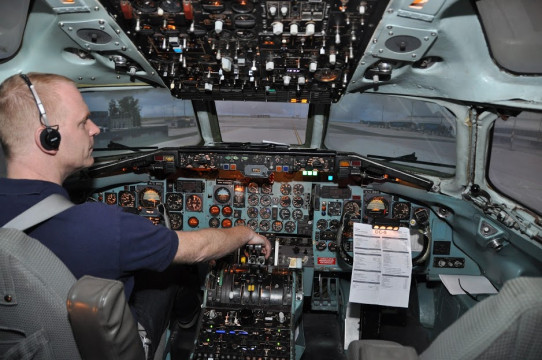 Simulátor Douglas DC-9 - startujeme