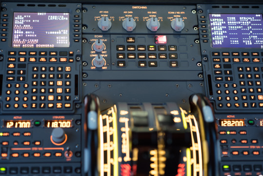 Airbus A320 panel