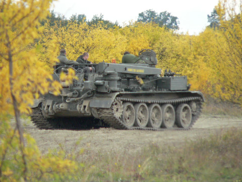 Tank VT 55 - jízda