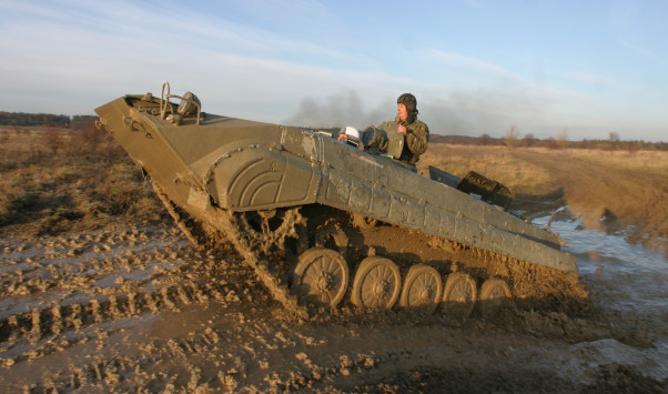 Řízení transportéru - BVP