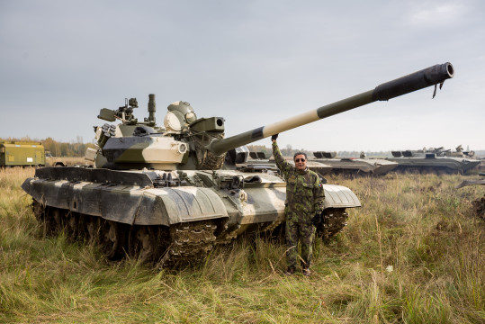 bojový tank T-55