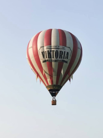 Let historickým balonem Viktoria