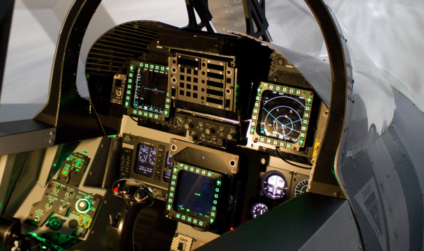 Simulátor stíhačky F-18 Hornet - kabina