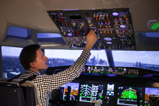 simulátor Boeingu 737 - Brno - příprava