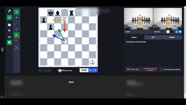 Šachový on-line kurz partie