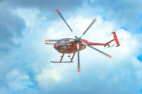 Adrenalinový let vrtulníkem MD 500E