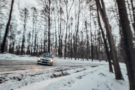 Ostré svezení v Mitsubishi Lancer EVO